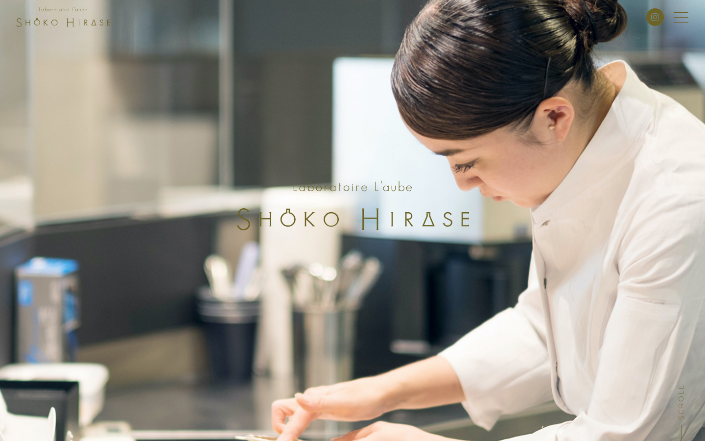 パティスリー ローブ 花鏡庵 関連公式ページキャプチャ